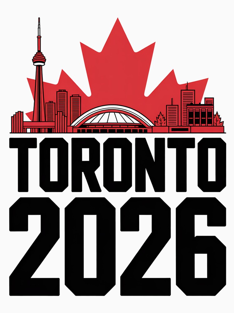 Toronto 2026 CN Tower Stadium Skyline T-Shirt V11 by DarylWelsh2024