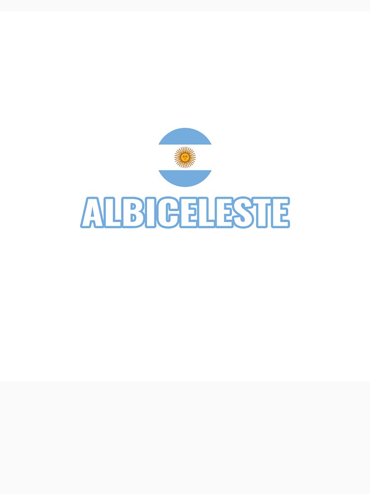 ALBICELESTE – Argentine Flag Fan Tee | Uncle Jichuan by Uncle-Jichuan