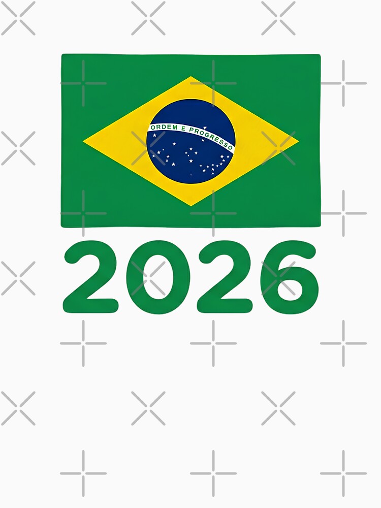 Brazil Flag 2026 World Cup Football Fan Design | Brazilian Soccer Supporter Merchandise by 21 Tulips