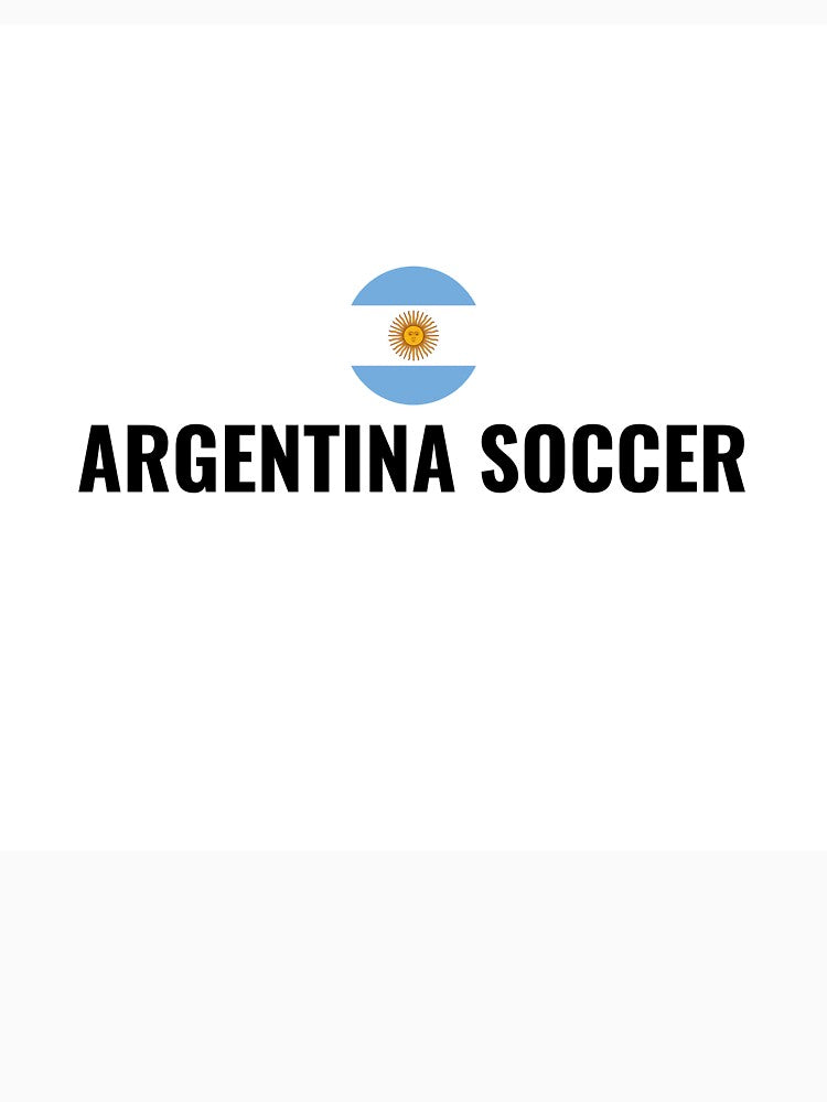 Argentina Soccer T-Shirt – Argentinian Fan Tee | Uncle Jichuan by Uncle-Jichuan