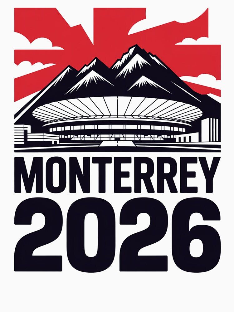 Monterrey 2026 Cerro de la Silla Mountain T-Shirt V2 by DarylWelsh2024