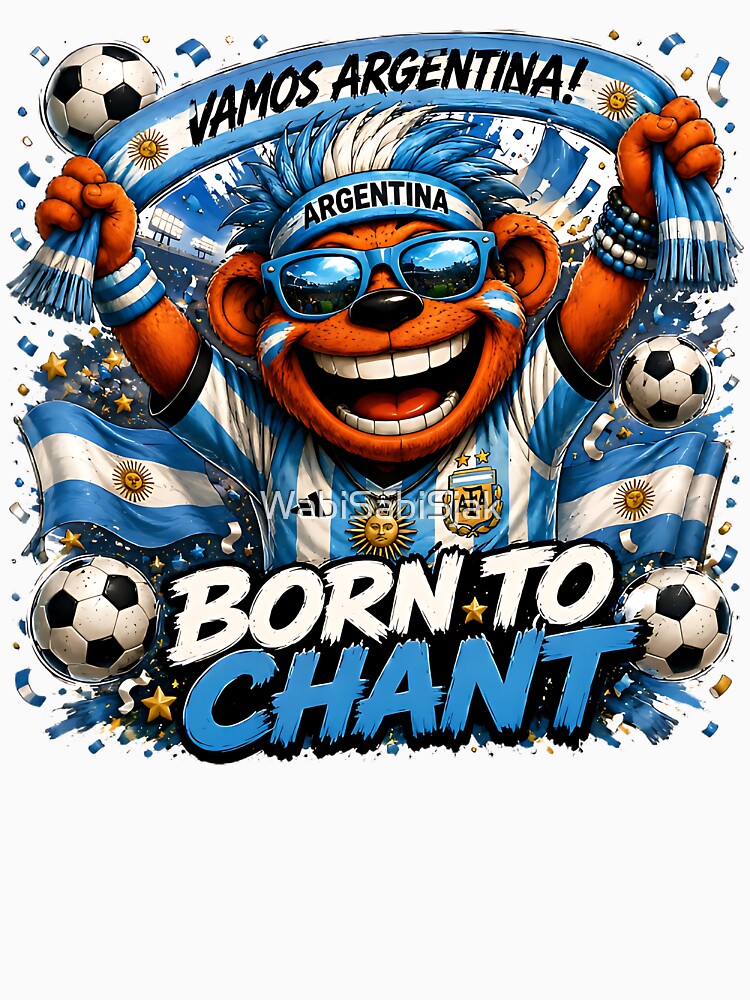 Born to Chant Argentina World Cup Fans by WabiSabiSjak