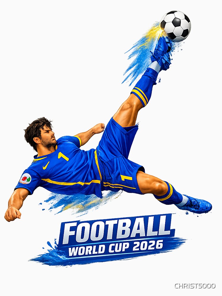 2026 World Cup: Dynamic Footballer Illustration by CHRIST5000