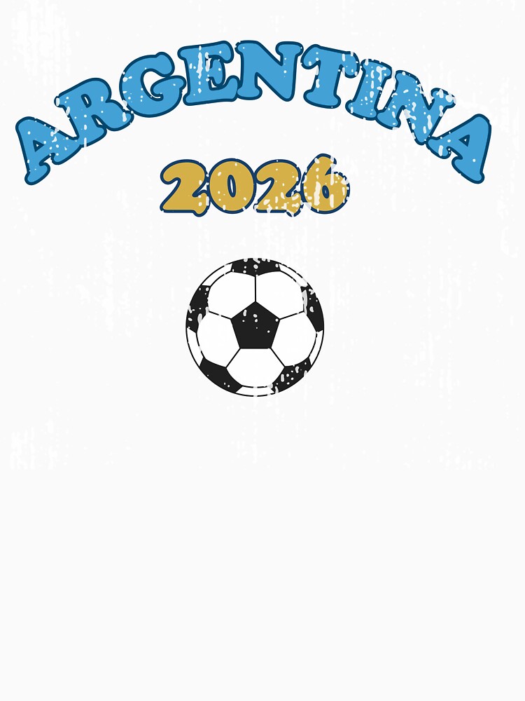 Vintage Argentina 2026 Soccer Fan Tee by Hook & Header Co.