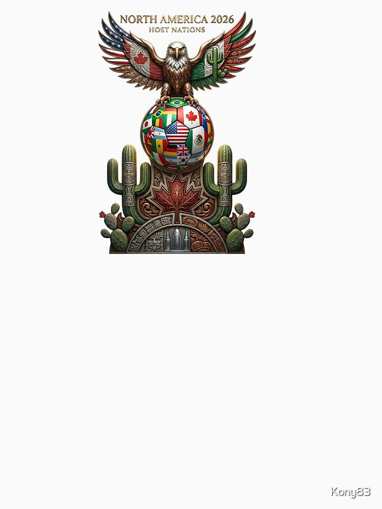 North America 2026 Host Nations - Commemorative Global Soccer Heritage Art by Kony83