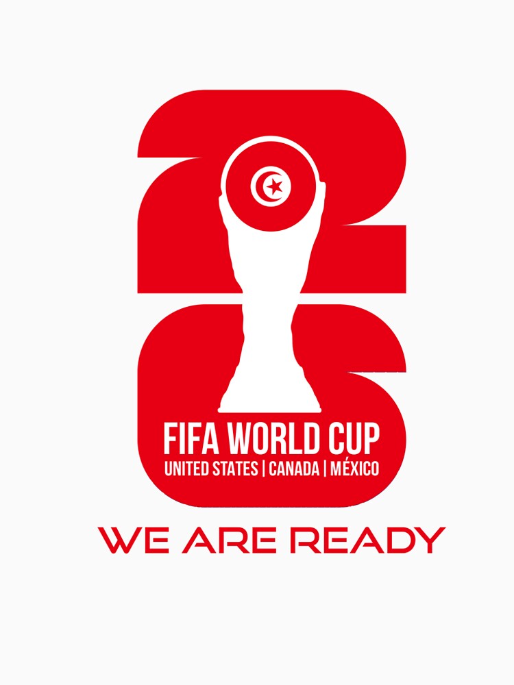 Tunisia World Cup 2026 We Are Ready Trophy Sticker by topprinting