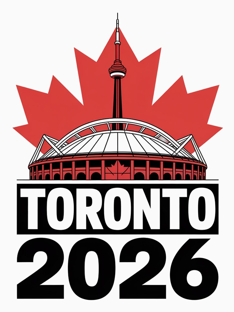Toronto 2026 CN Tower Stadium Skyline T-Shirt V13 by DarylWelsh2024
