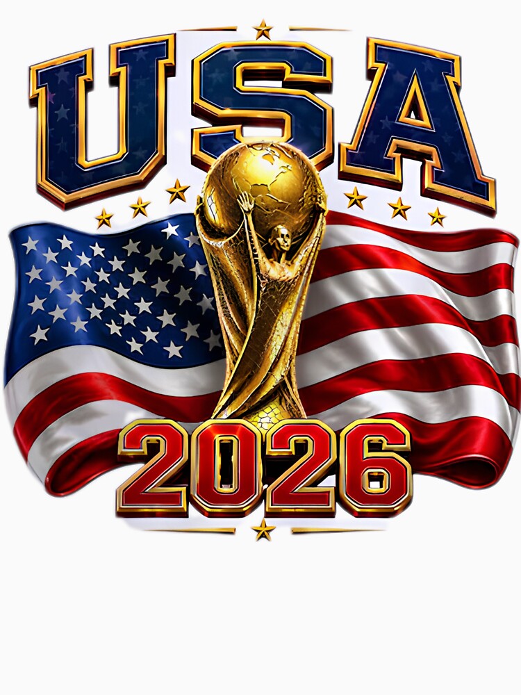 USA Football Fan Cartoon Sticker | American Soccer Supporter by aminesez22