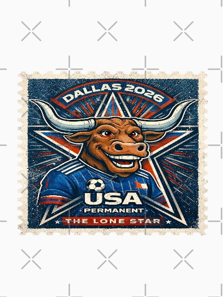 The Lone Star Kickoff: Dallas 2026 Commemorative Stamp by RDcollections