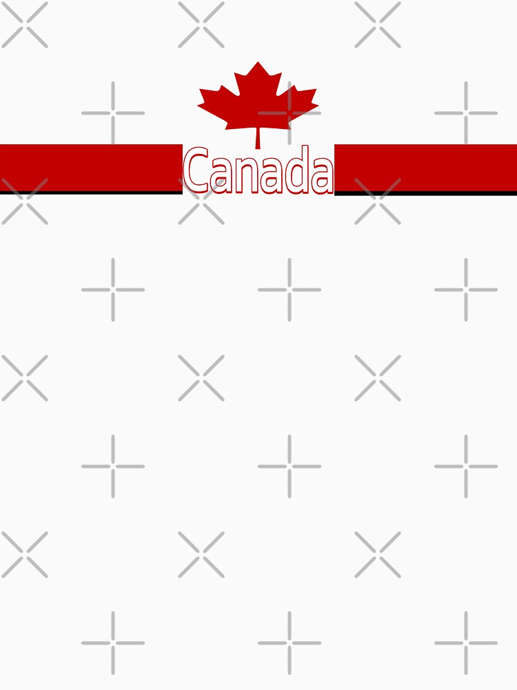 Canada fan flag jersey by LayersDesign