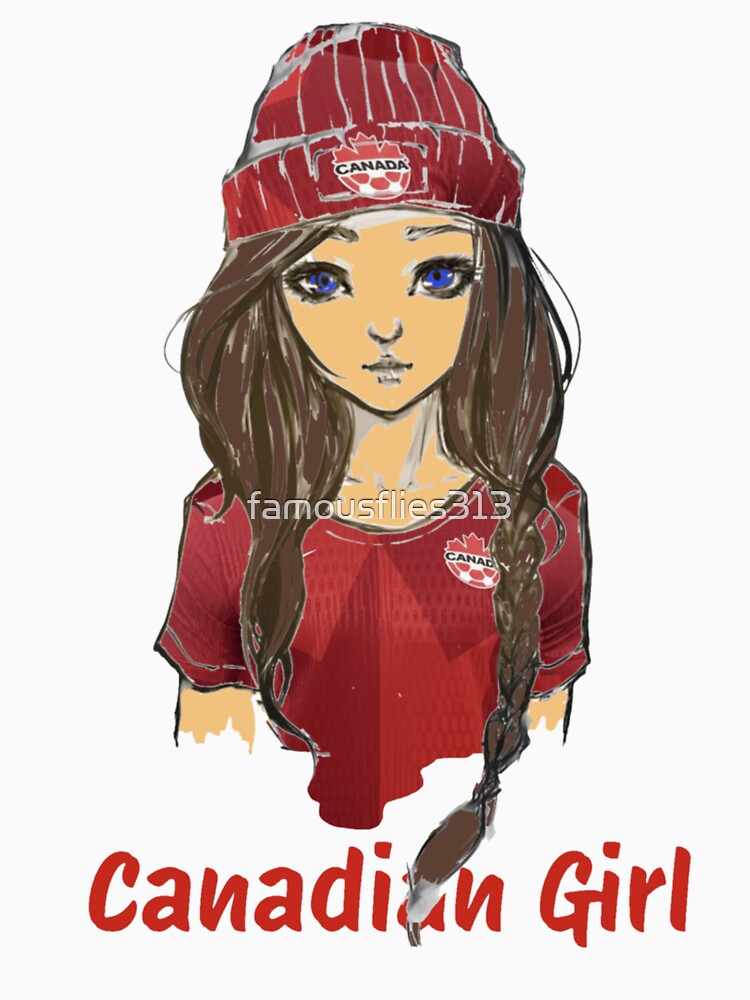 Canadian Girl Soccer Fan by famousflies313