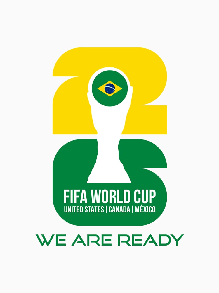 Brazil World Cup 2026 Soccer Trophy Silhouette Sticker by topprinting