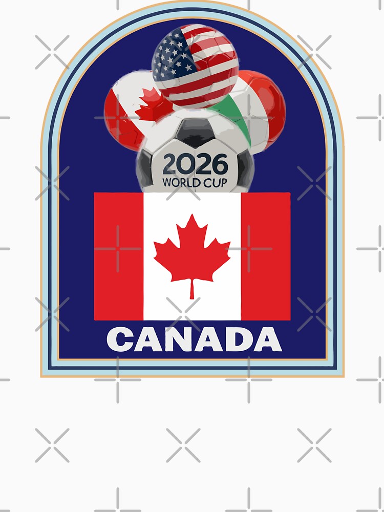 Canada 2026 Soccer T-shirt by benchpod47