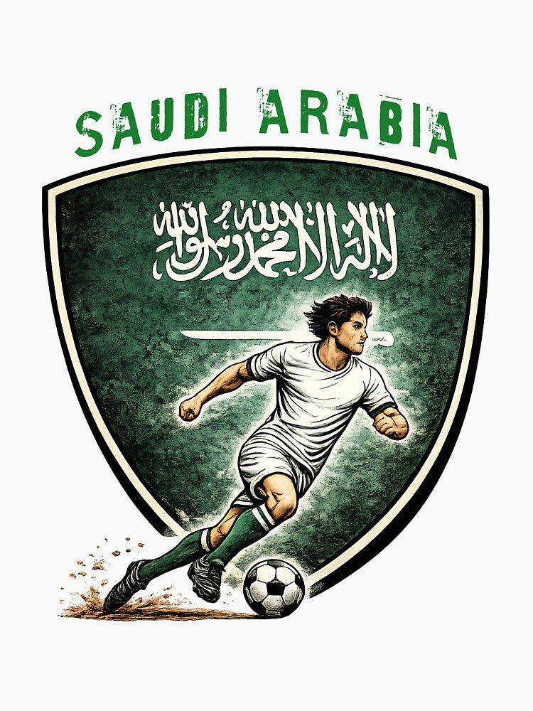 Saudia Arabia - 2026 Futbol Retro Style by Tee Nook