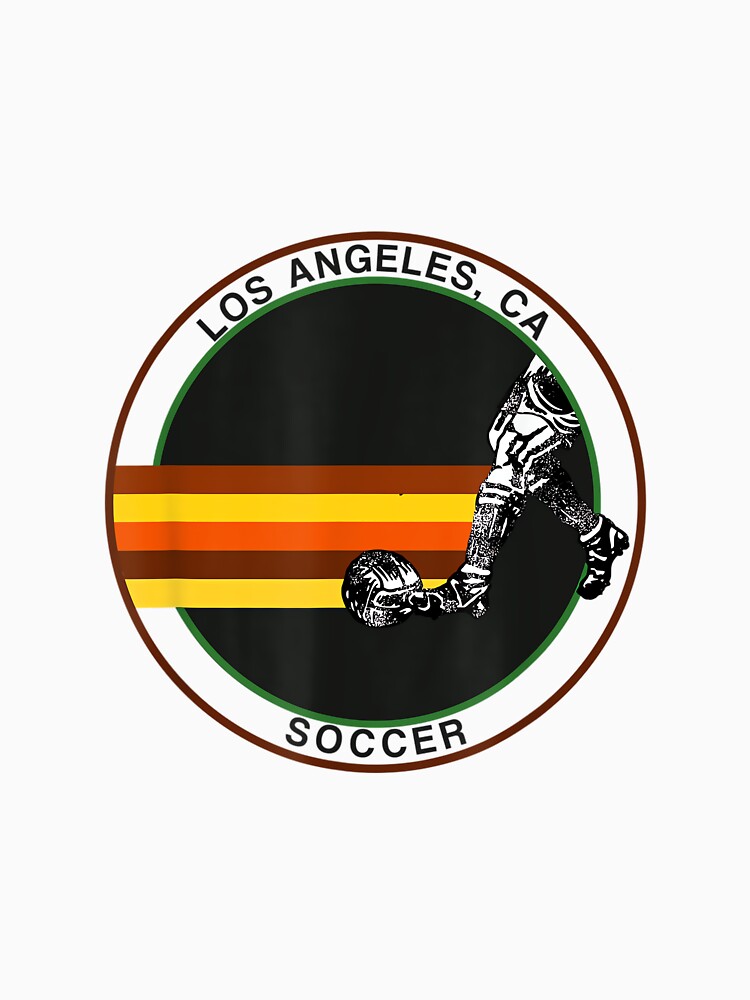 Cool Retro Los Angeles CA Soccer Outdoor Team Sport Ball by MollyLYork