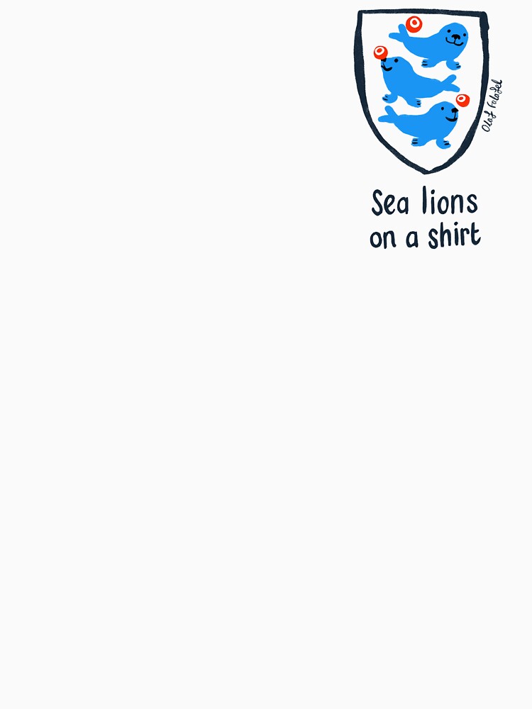 Sea lions on a shirt - small badge by Ofalafel