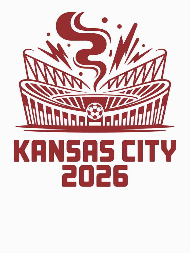 Kansas City 2026 Arrowhead Stadium Football T-Shirt V11 by DarylWelsh2024