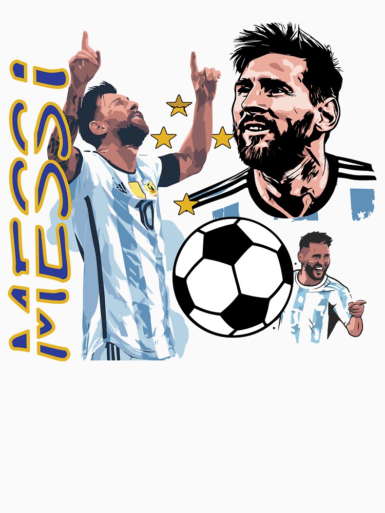 Messi T-shirt Argentina by Crick-India