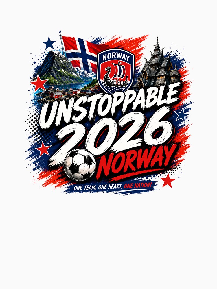 Norway 2026 Soccer Unisex Football Fan by ToscaSamShop
