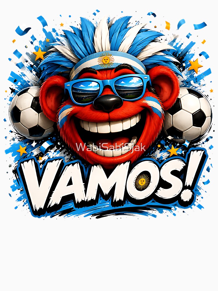 Vamos Argentina Soccer Fans World Cup 2026 by WabiSabiSjak