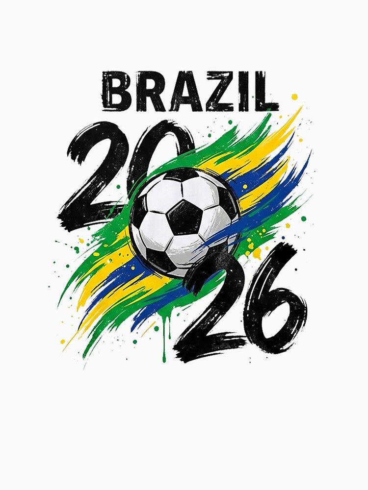 Brazil Soccer 2026 Fan Shirt – Brazil Football Supporter by Verycutethings