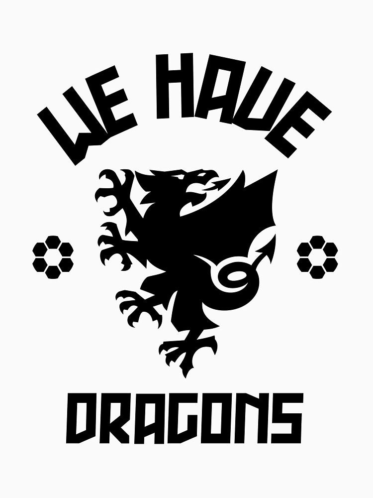 We Have Dragons - Wales Football Gift by DiogoCalheiros