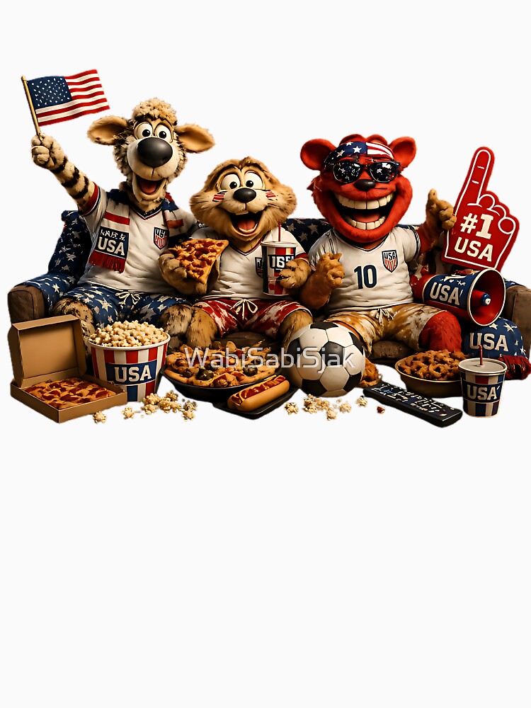 Funny USA Soccer Watch Party Shirt by WabiSabiSjak