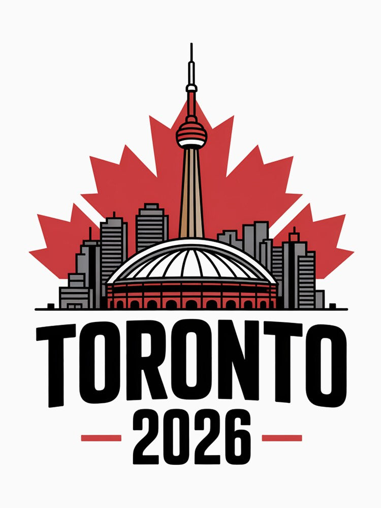 Toronto 2026 CN Tower Stadium Skyline T-Shirt V19 by DarylWelsh2024