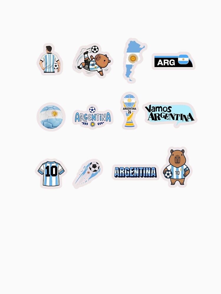 Argentina National Team Soccer Fan Collection by KAWAII STUDIO NB