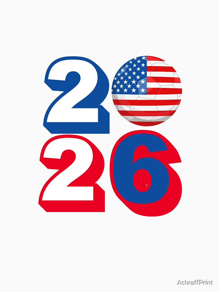 USA  2026 Soccer Ball by AchraffPrint