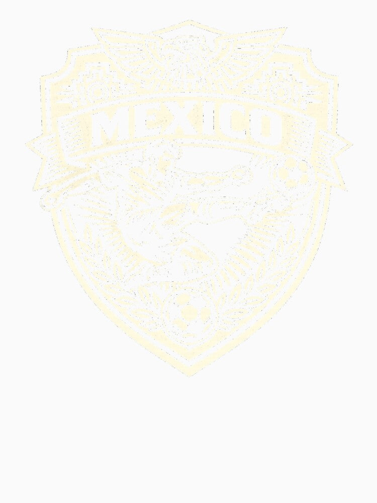 Mexico Soccer Crest Vintage Football Badge Eagle Design by JonelCrafts