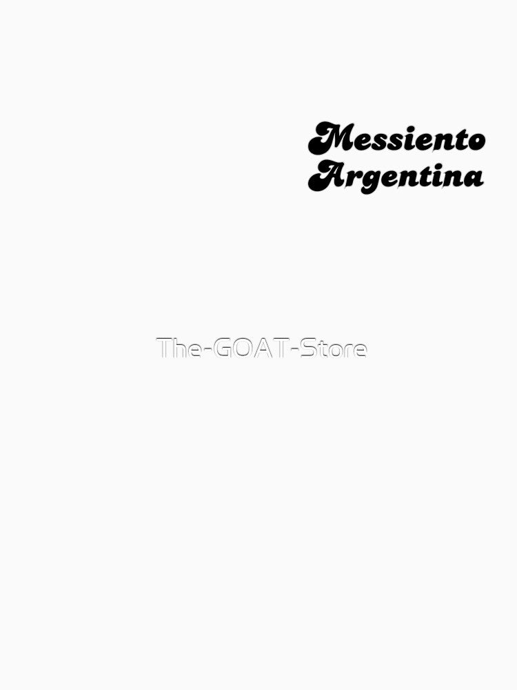 Messiento Argentina soccer futbol quote art by The-GOAT-Store