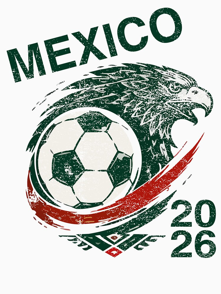 Mexico Football Fan Shirt 2026 Mexican Flag Supporter Tee International Tournament Fan Gift by LessIsLoud