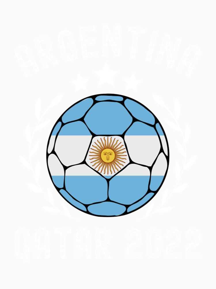 Argentina Qatar Football Fan by GloriCook