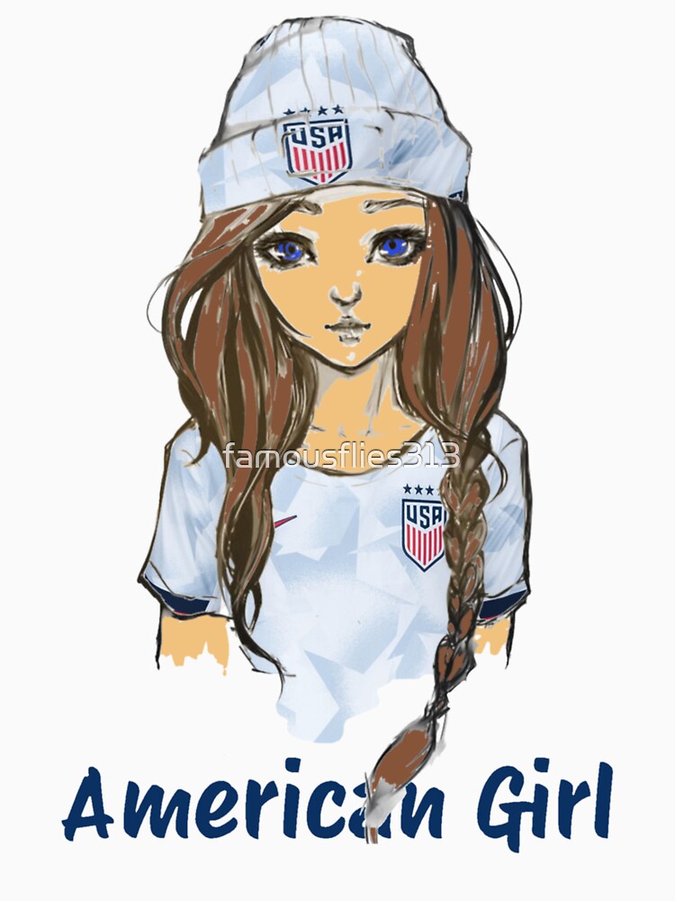 American Girl Soccer Fan by famousflies313