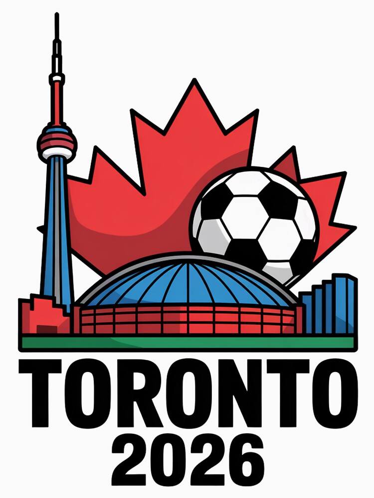 Toronto 2026 CN Tower Stadium Skyline T-Shirt V12 by DarylWelsh2024