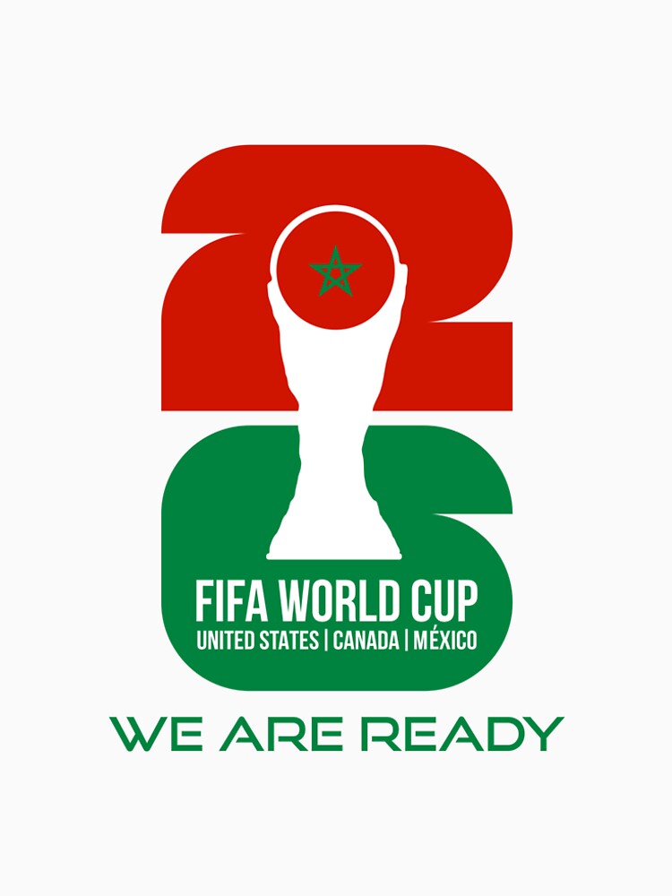 Morocco World Cup 2026 We Are Ready Trophy Sticker by topprinting