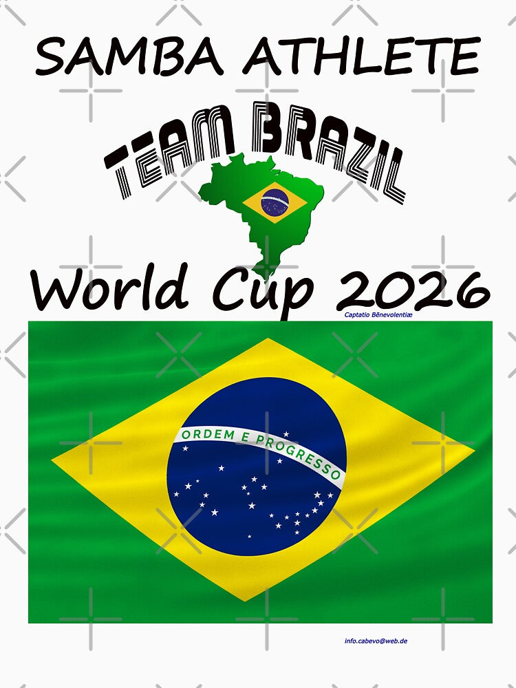 Brazil Fan T‑Shirt world Soccer Cup 2026 outfit by cabevo