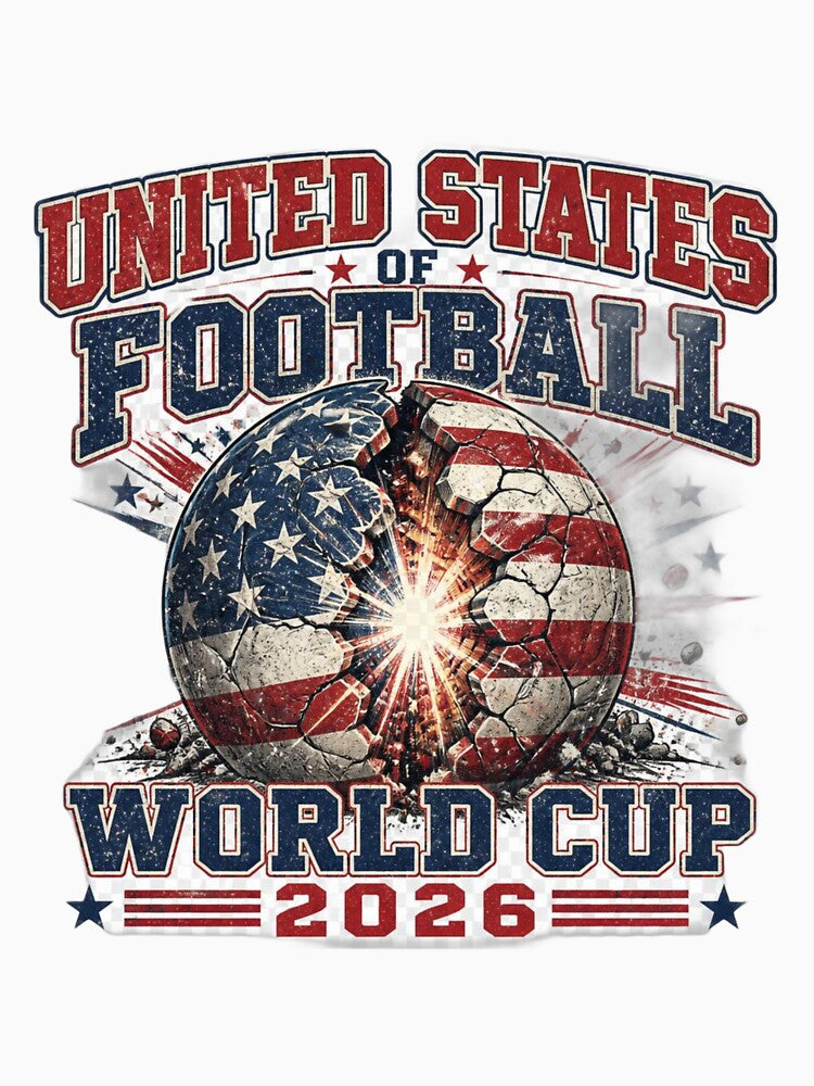 United States of Football — USA World Cup 2026 Fan T-Shirt by The96Minutes