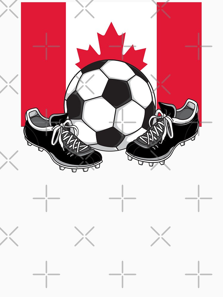 CANADA FOOTBALL CANADIAN SOCCER FLAG by SportsT-Shirts