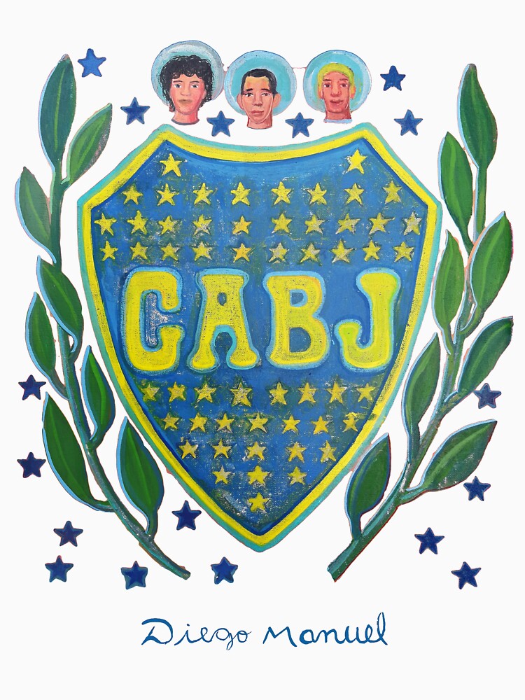 Argentine soccer shield with stars by Diego Manuel Rodriguez