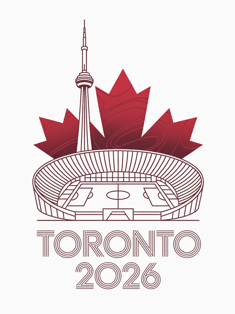 Toronto 2026 CN Tower Stadium Skyline T-Shirt V2 by DarylWelsh2024