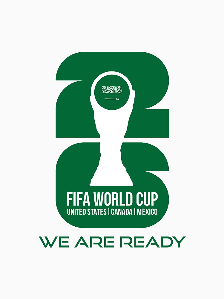 Arabia World Cup 2026 We Are Ready Trophy Sticker by topprinting