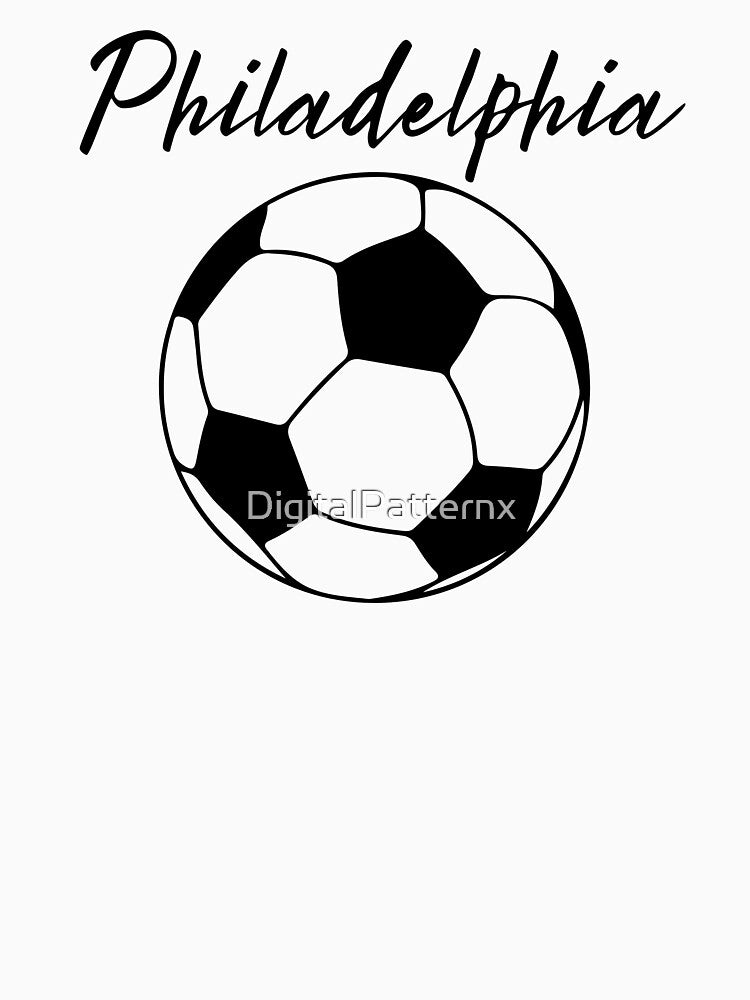 Philadelphia Soccer (black) by DigitalPatternx