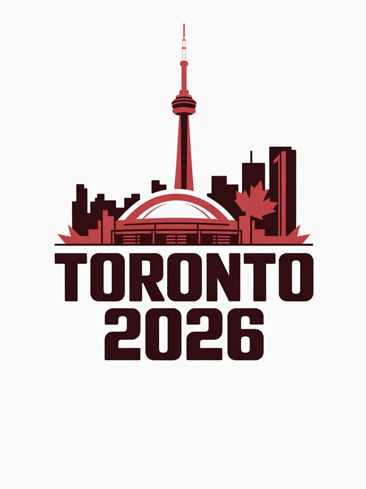 Toronto 2026 CN Tower Stadium Skyline T-Shirt V4 by DarylWelsh2024