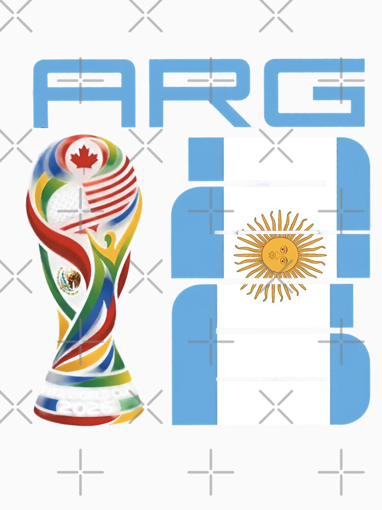 Argentina World Cup 2026 Soccer Fan Art - ARG Albiceleste by  The Midnight Library - Book Lover Gifts & Kindle Accessories