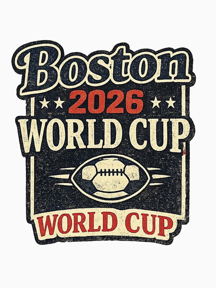 Boston 2026 World Cup – Retro Vintage Soccer Fan T-Shirt by ArthUpscale