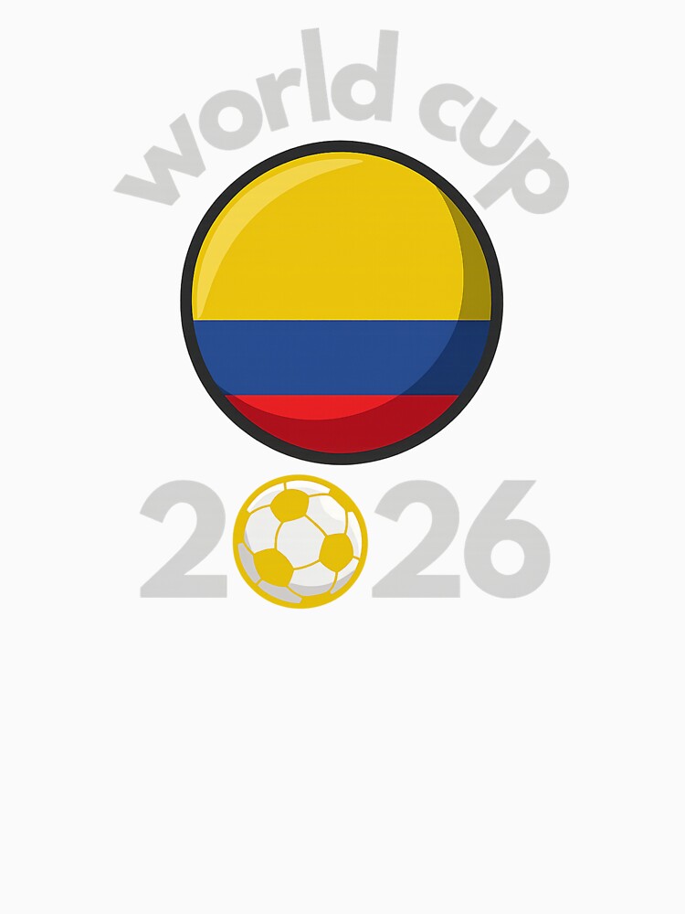 Columbia Flag World Cup 2026 Soccer Design – Columbian Football Futbol by Molly's Bold Brush