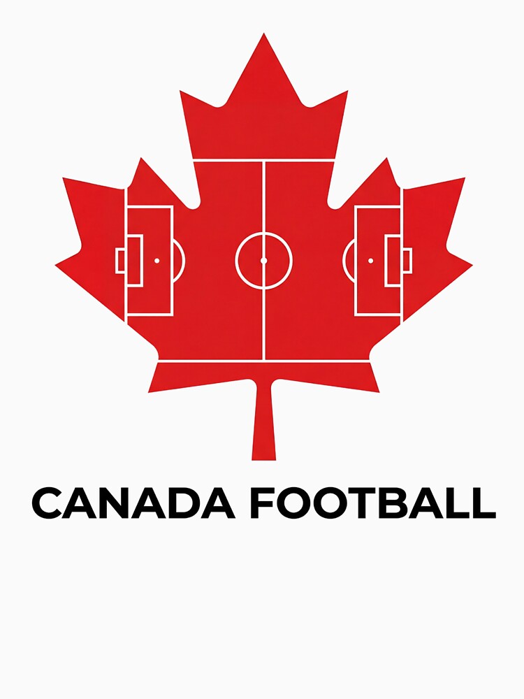Canada Football Pitch Maple Leaf Graphic by ryanguas