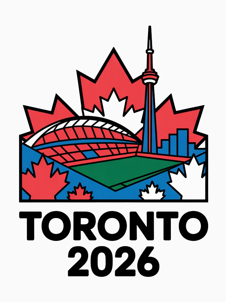 Toronto 2026 CN Tower Stadium Skyline T-Shirt V20 by DarylWelsh2024